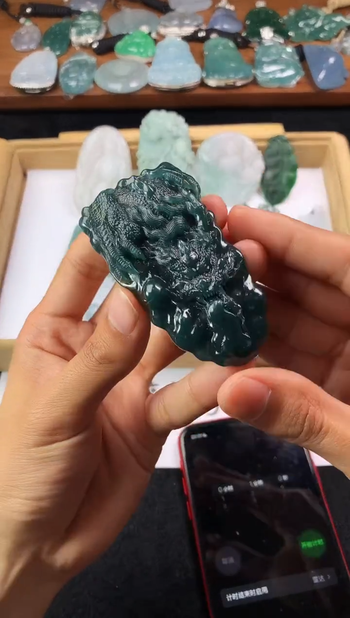 【闪购商品】定制翡翠未镶嵌4035毛货不退不换