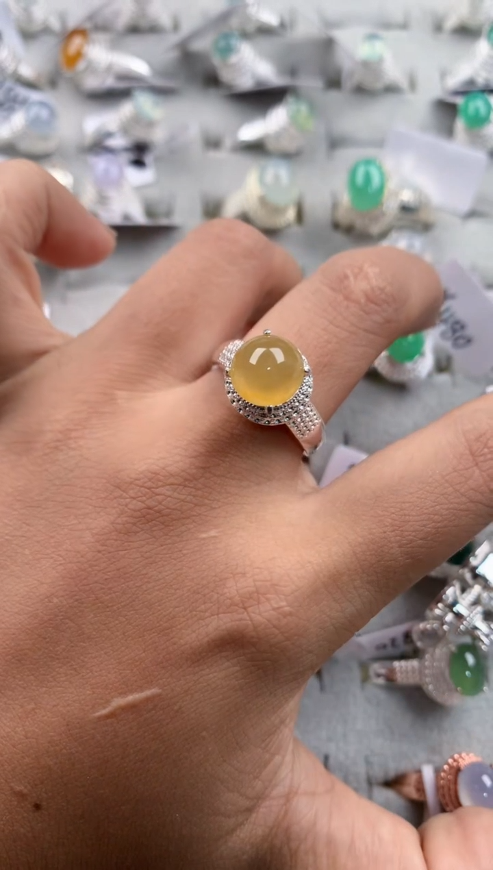 未镶嵌戒指翡翠666---10