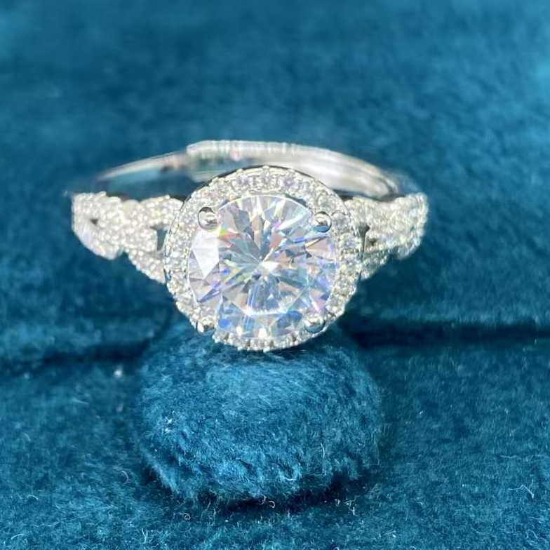 【南非库里南】NFKLN 高端奢华定制 相扣圆包戒指 539