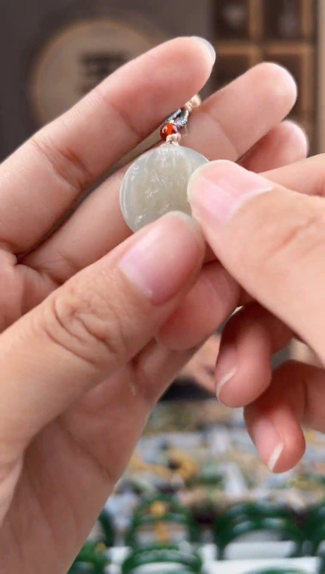 颈饰未镶嵌和田玉拍一发一，拍一发一