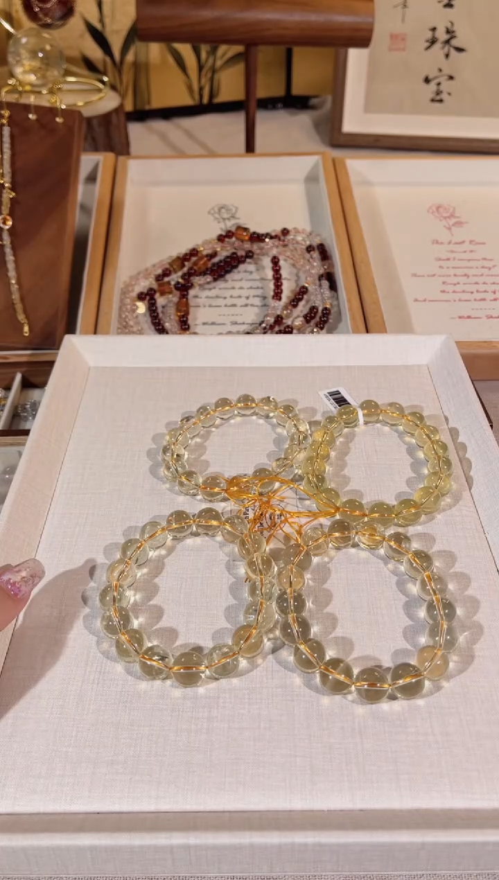 水晶手链未镶嵌SS021 （12-13）多样性发一 颜色微差