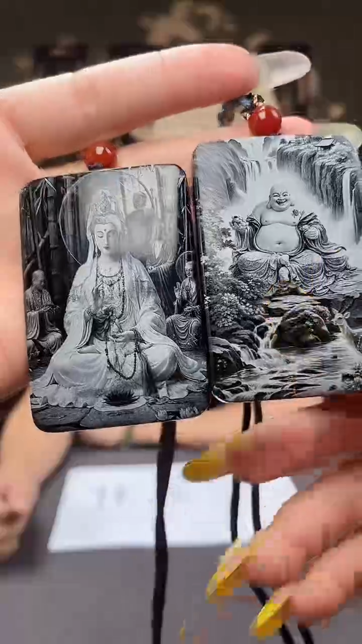 和田玉未镶嵌颈饰c751