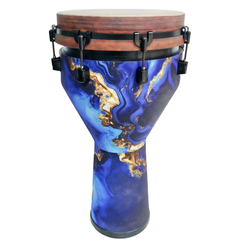 LD12寸太鼓里非洲鼓花色齐全适合大众鼓手时尚纤维复古吉他