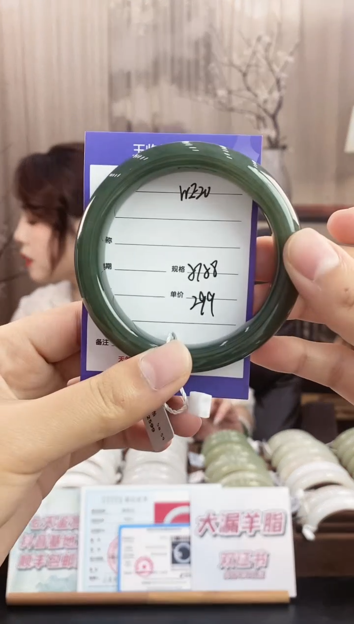 未镶嵌手镯和田玉WE20微色差