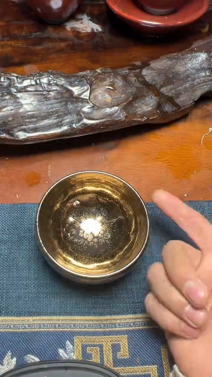 【闪购商品】茶盏名家谢长旺建盏（带证书礼盒）28