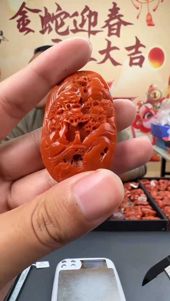 【闪购商品】南红玛瑙雕刻未镶嵌008ZB0209产品一个