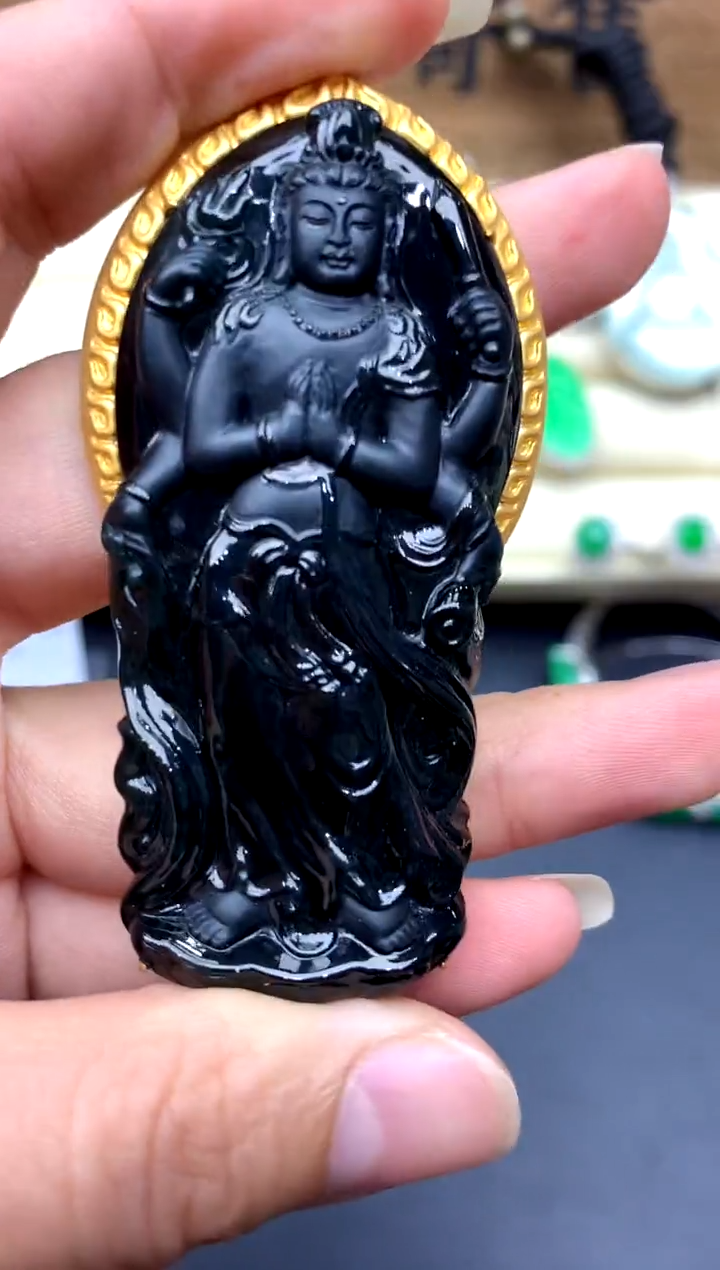 【闪购商品】翡翠颈饰18K金镶嵌479-中国好珍宝