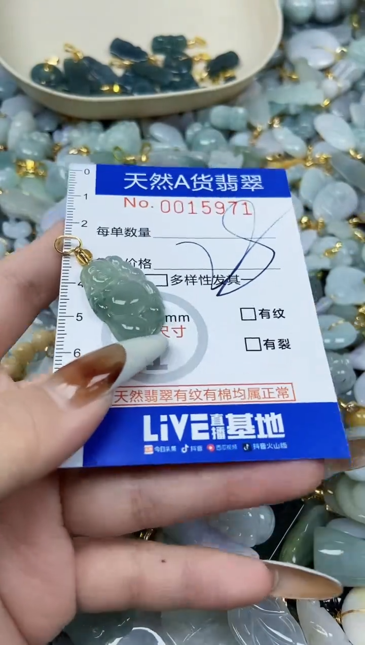 【闪购商品】翡翠颈饰未镶嵌天然A货翡翠