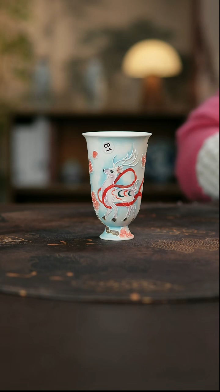 景德镇陶瓷杯碗柴烧多人