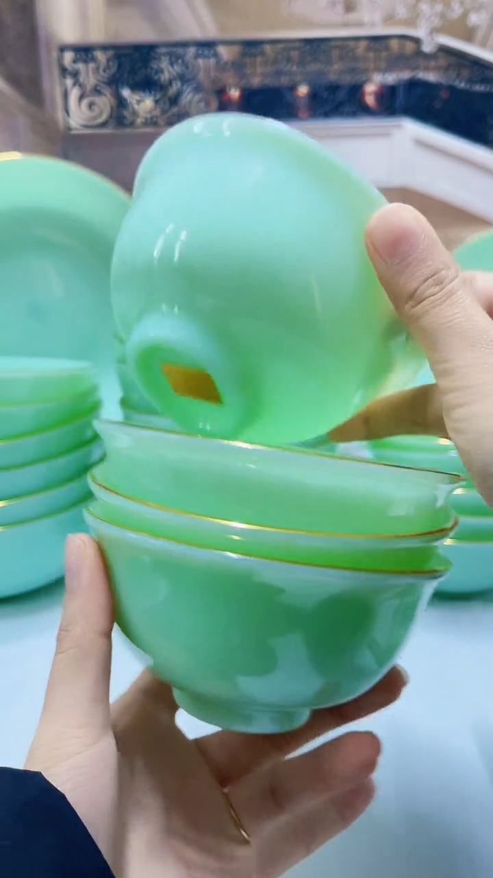 【闪购商品】...4.5英寸玉瓷碗4个口径11.5厘米