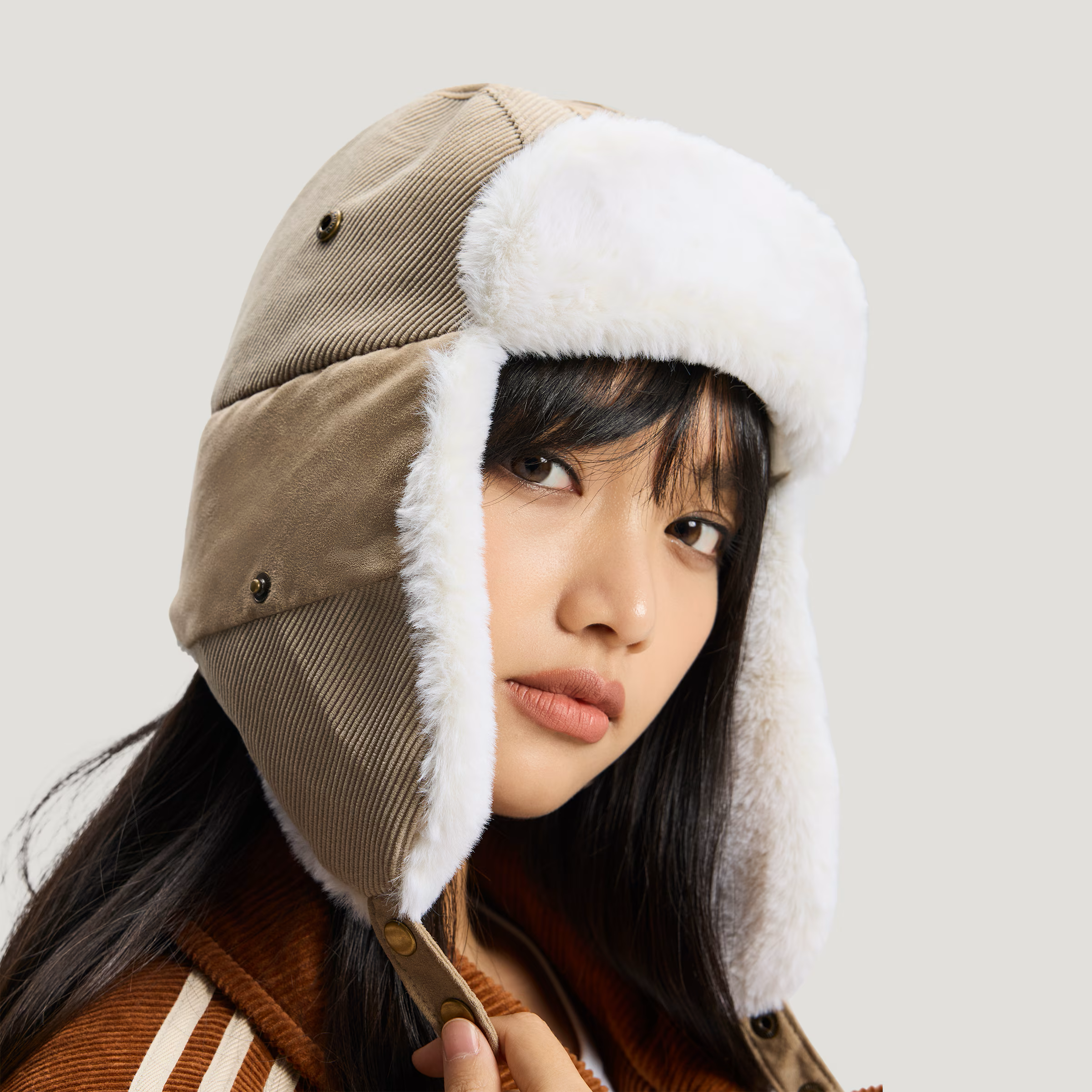 Adidas/三叶草新年款保暖飞行员护耳帽 KS8258 Y