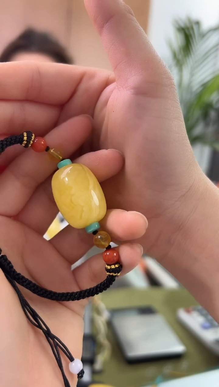 裸石琥珀未镶嵌琥珀蜜蜡吊坠