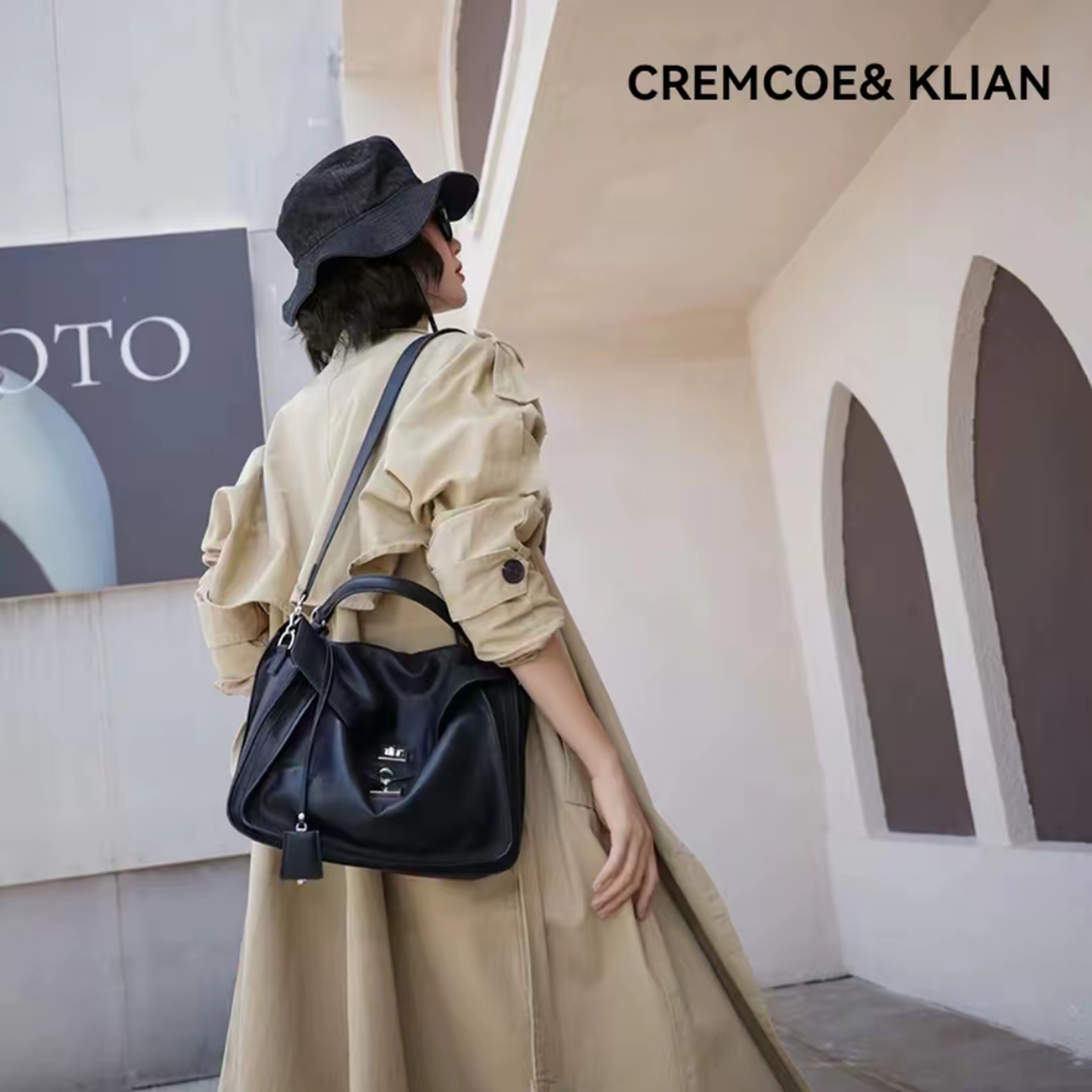 【官方正品 Cremcoe&Klian】大容量邮差包2025通勤单肩斜挎女包