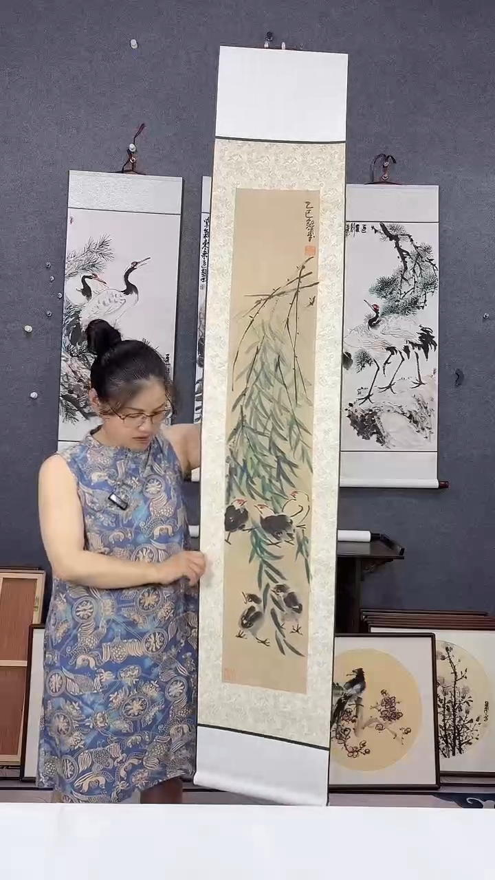 国画175*32吴铁成作品