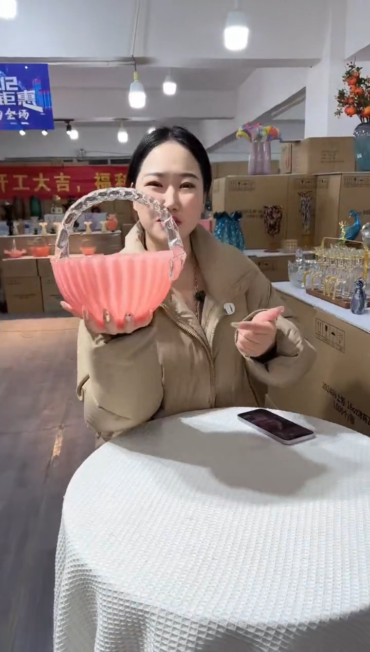 【闪购商品】琉璃昕洋花器S-品18