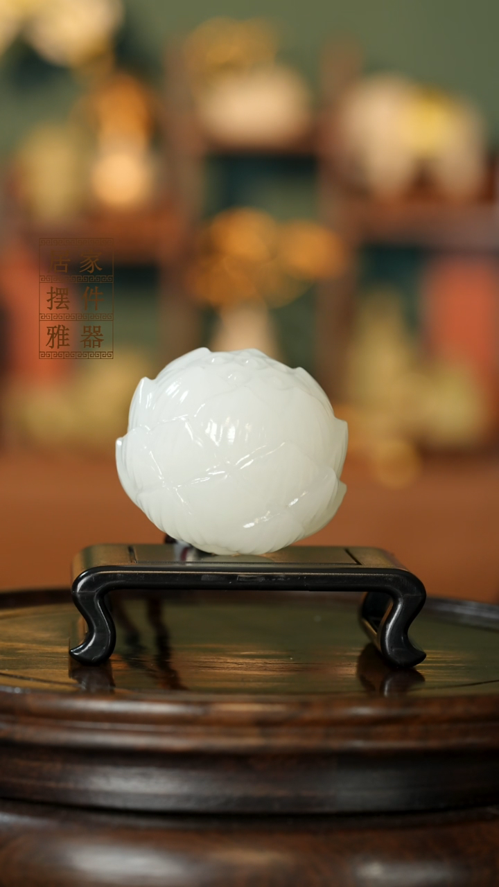 玉《好运连连》摆件