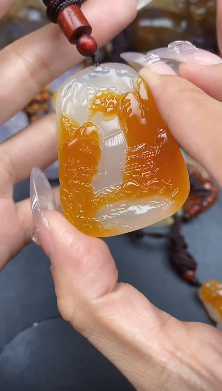 【闪购商品】玛瑙/玉髓颈饰未镶嵌ll