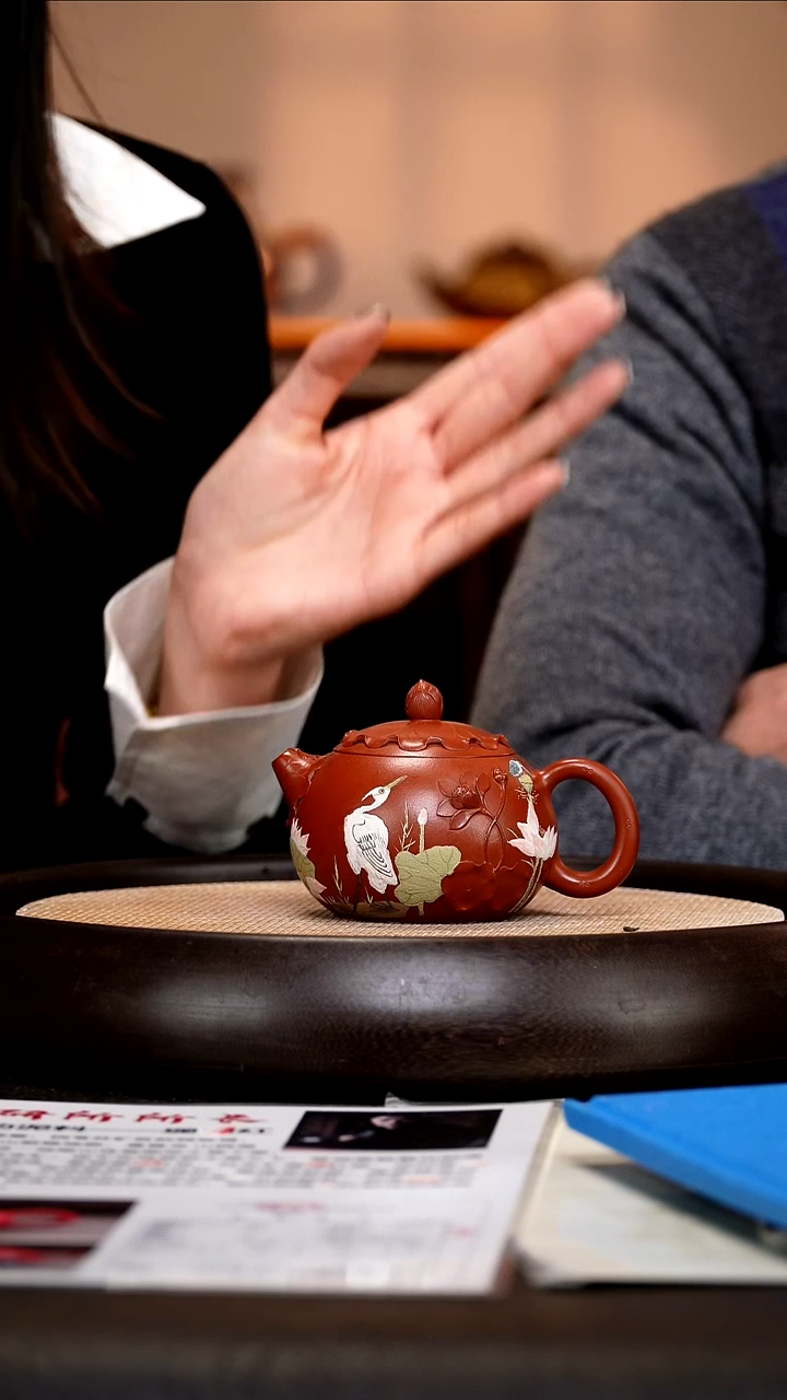 茶壶紫砂BYM83 西施  大红袍     220cc 