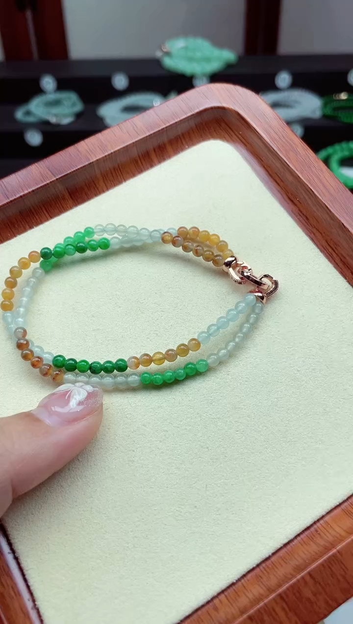 【闪购商品】翡翠手链未镶嵌缅甸翡翠