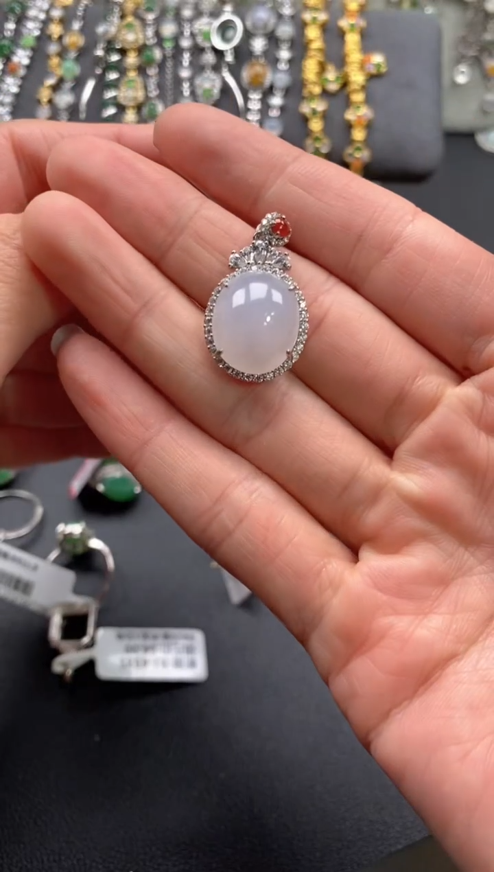 【闪购商品】翡翠戒指银S925镶嵌11111--1