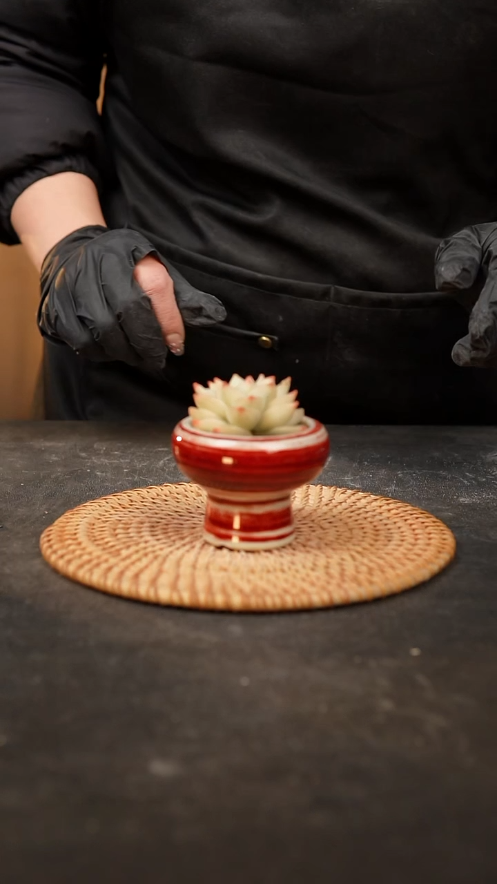 【闪购商品】瓷片泥泥手工花盆口5高6