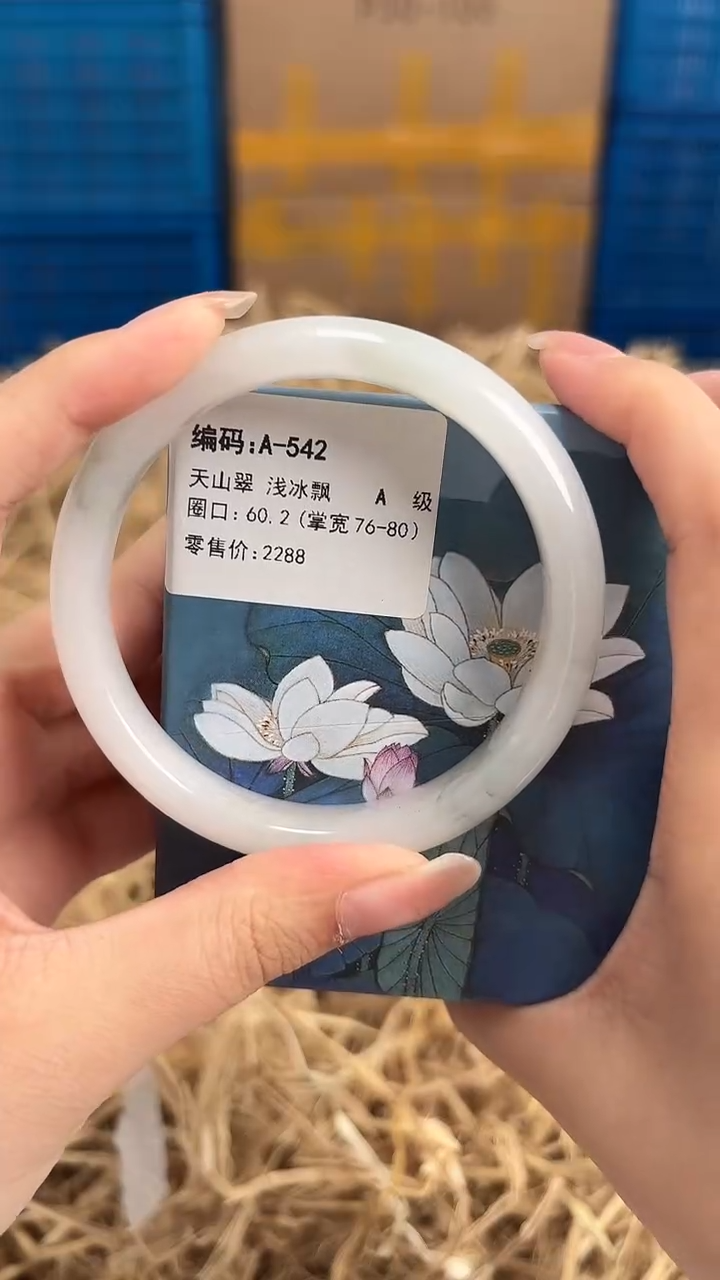 未镶嵌手镯石英质玉A-542