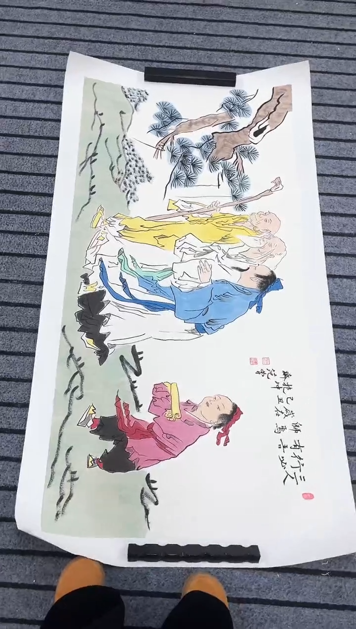 精品国画人物作品