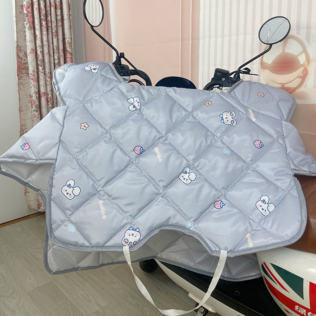 （四季款中厚）电动车挡风被春秋四季防风防雨防晒电动车摩托车通用