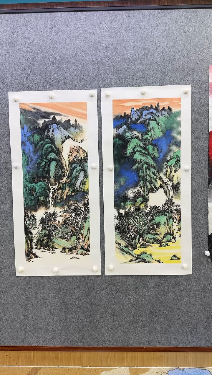 【闪购商品】绘画M申青林-三尺两张-山水国画