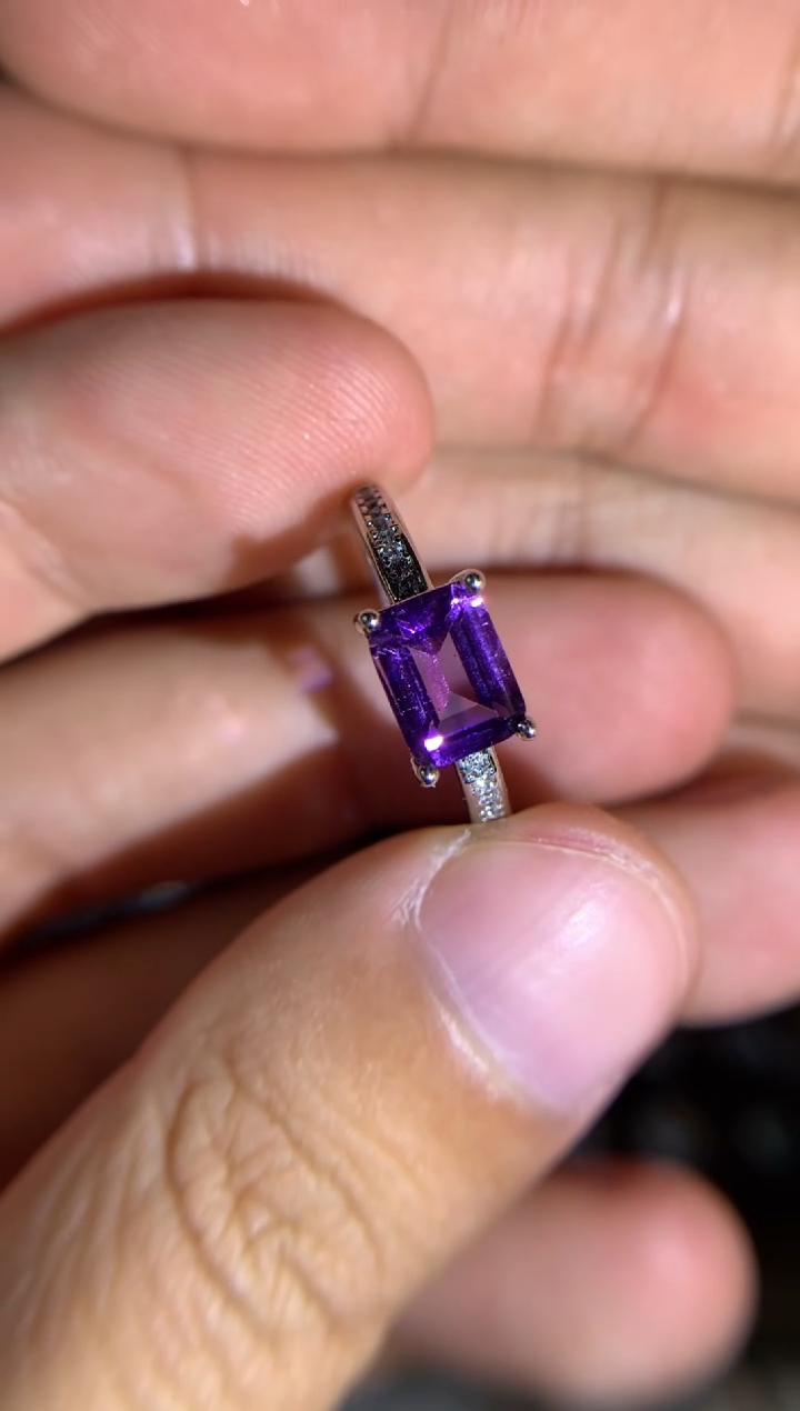 【闪购商品】水晶戒指合金天然