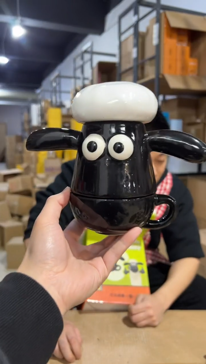 【闪购商品】杯原盒小羊肖恩茶壶