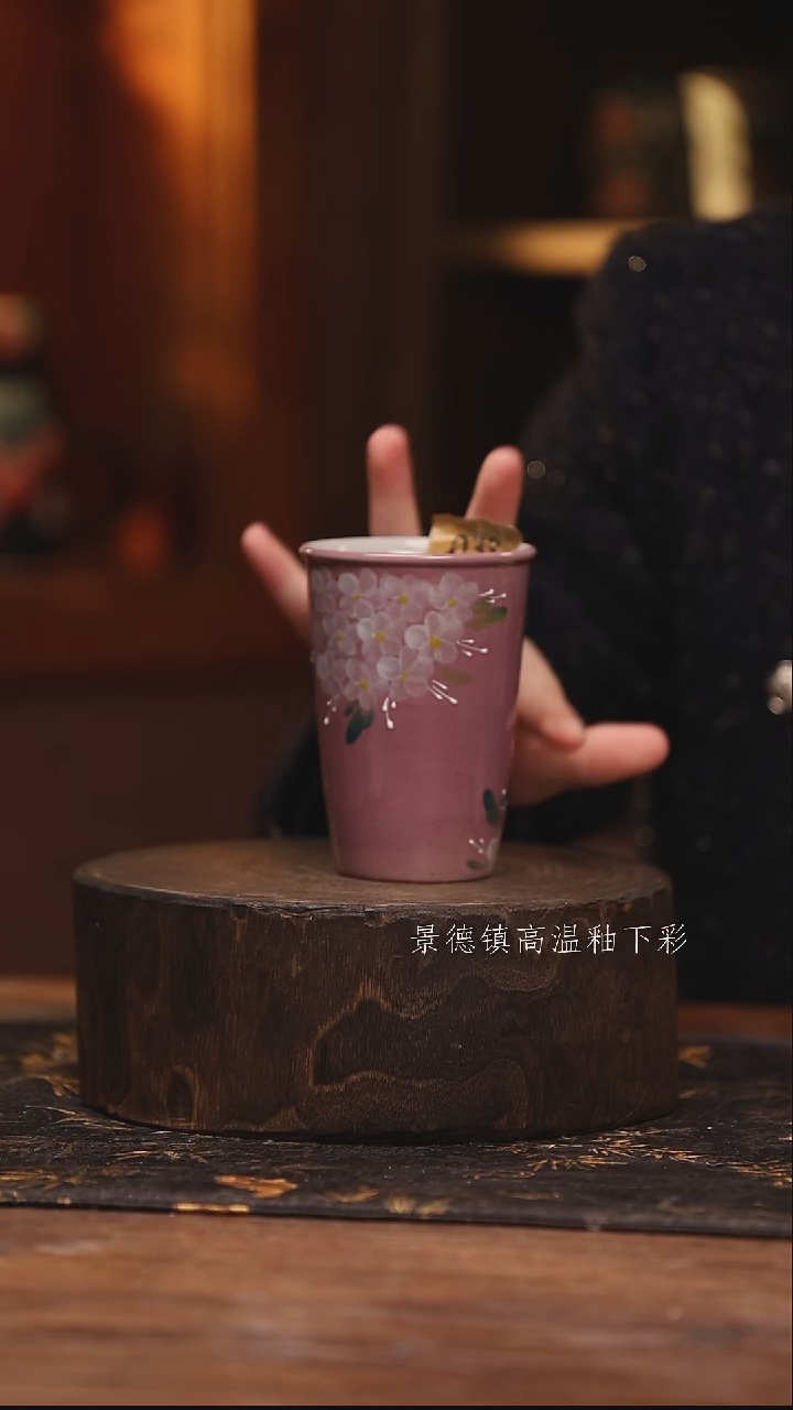 陶瓷景德镇高温釉下手绘陶瓷@L033@