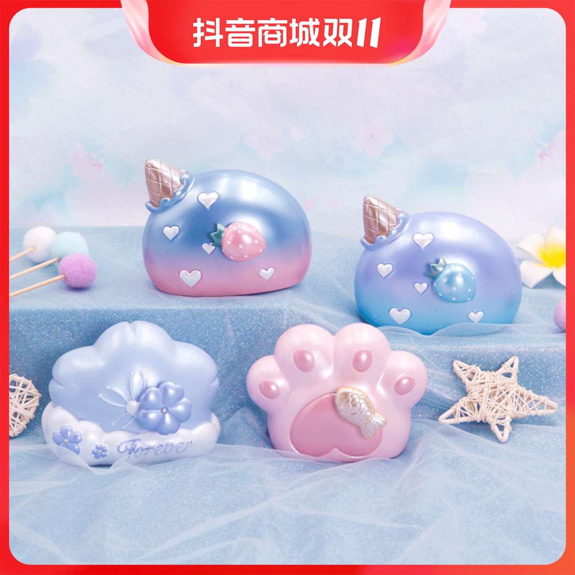 盲盒摆件送礼车载摆件桌面摆件潮流玩具5