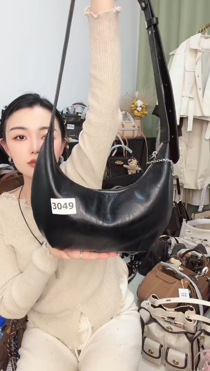 真皮满分饺子黑   