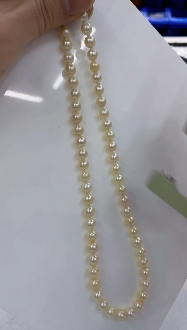 颈饰银S925镶嵌海水珍珠  
