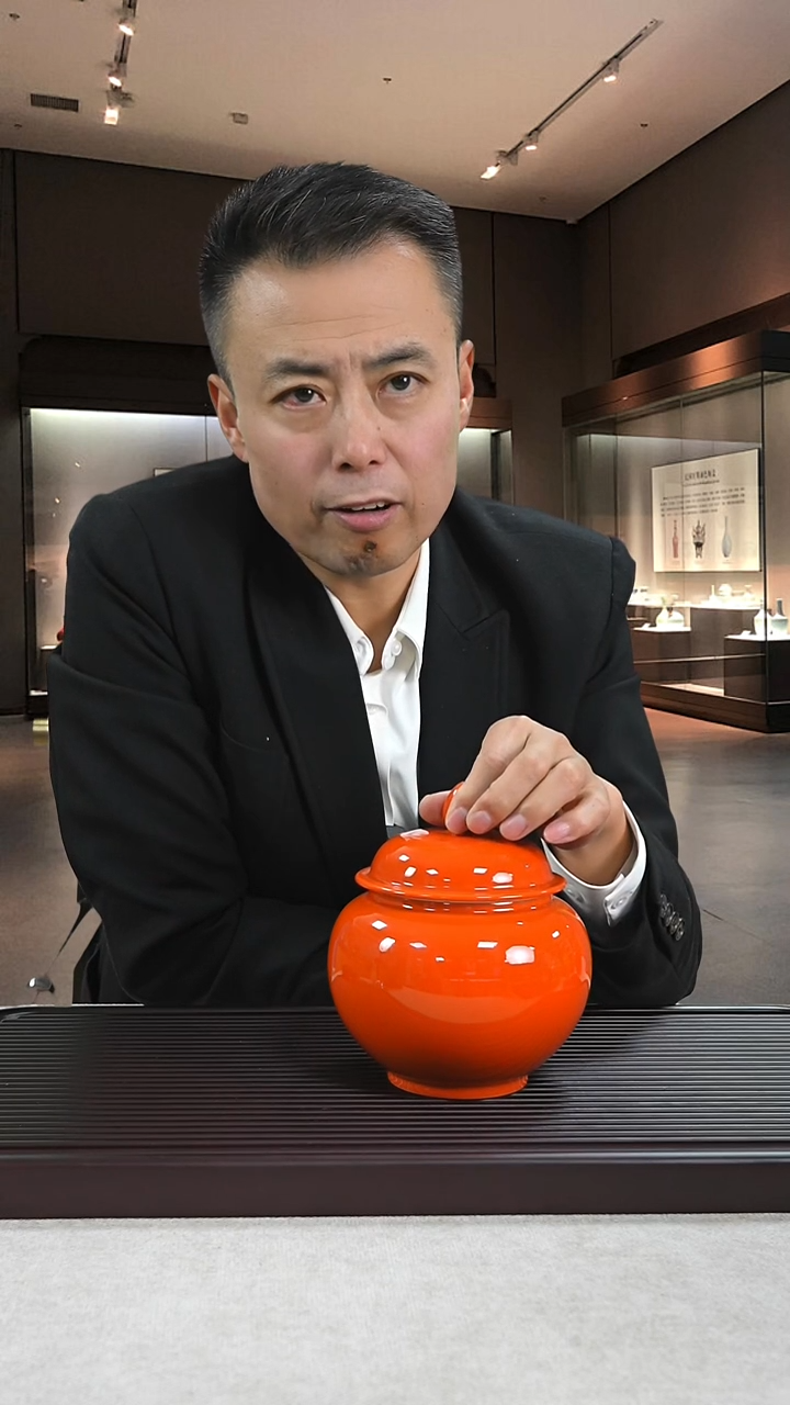 摆件陶景德镇茶叶罐