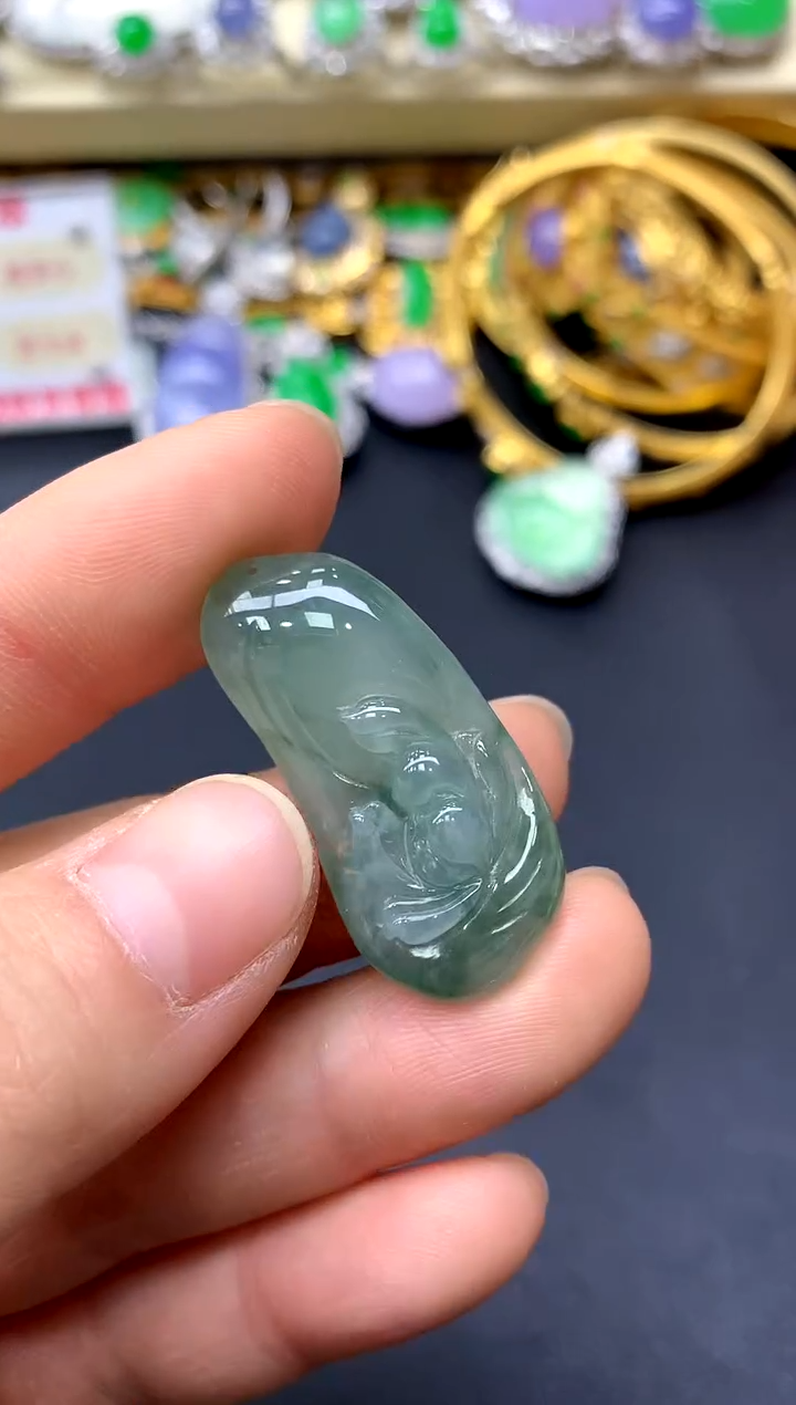 颈饰未镶嵌翡翠111-中国好珍宝