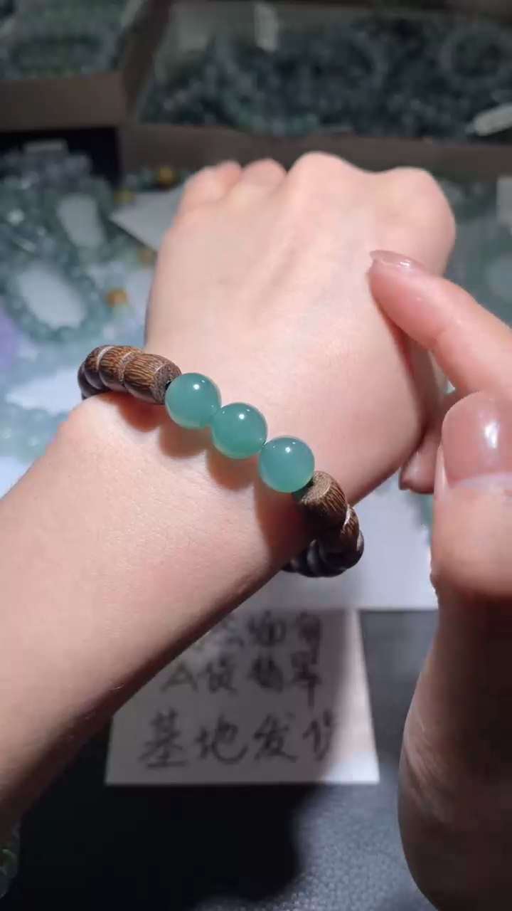 【闪购商品】翡翠手串未镶嵌翡翠配饰木珠
