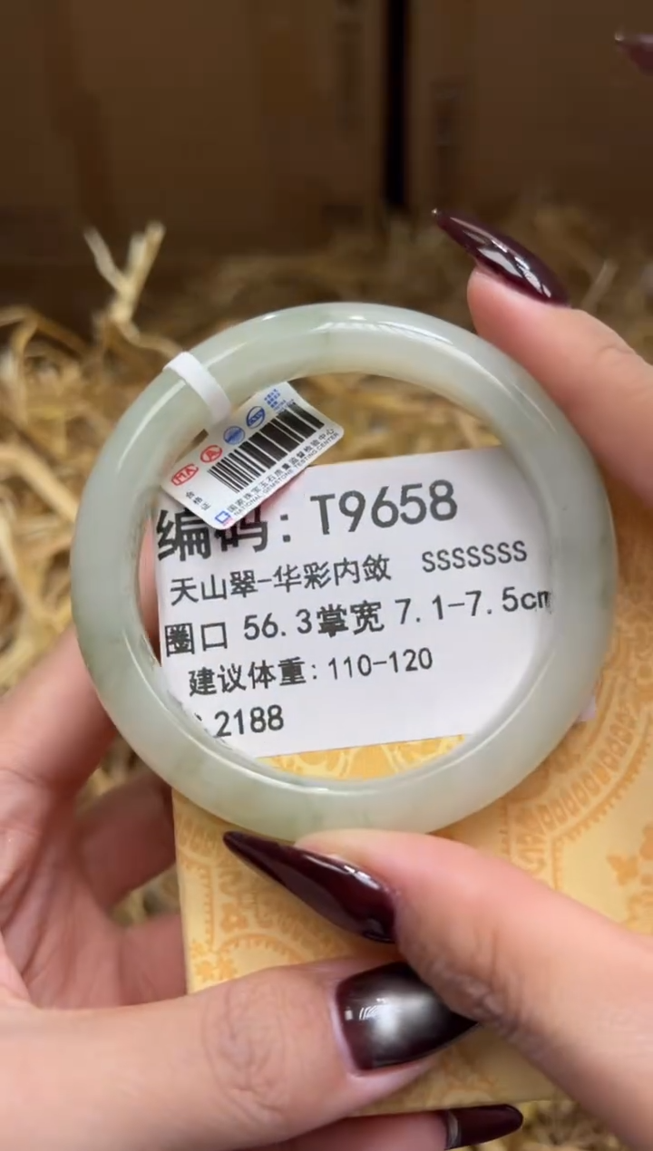 未镶嵌手镯石英质玉T9658