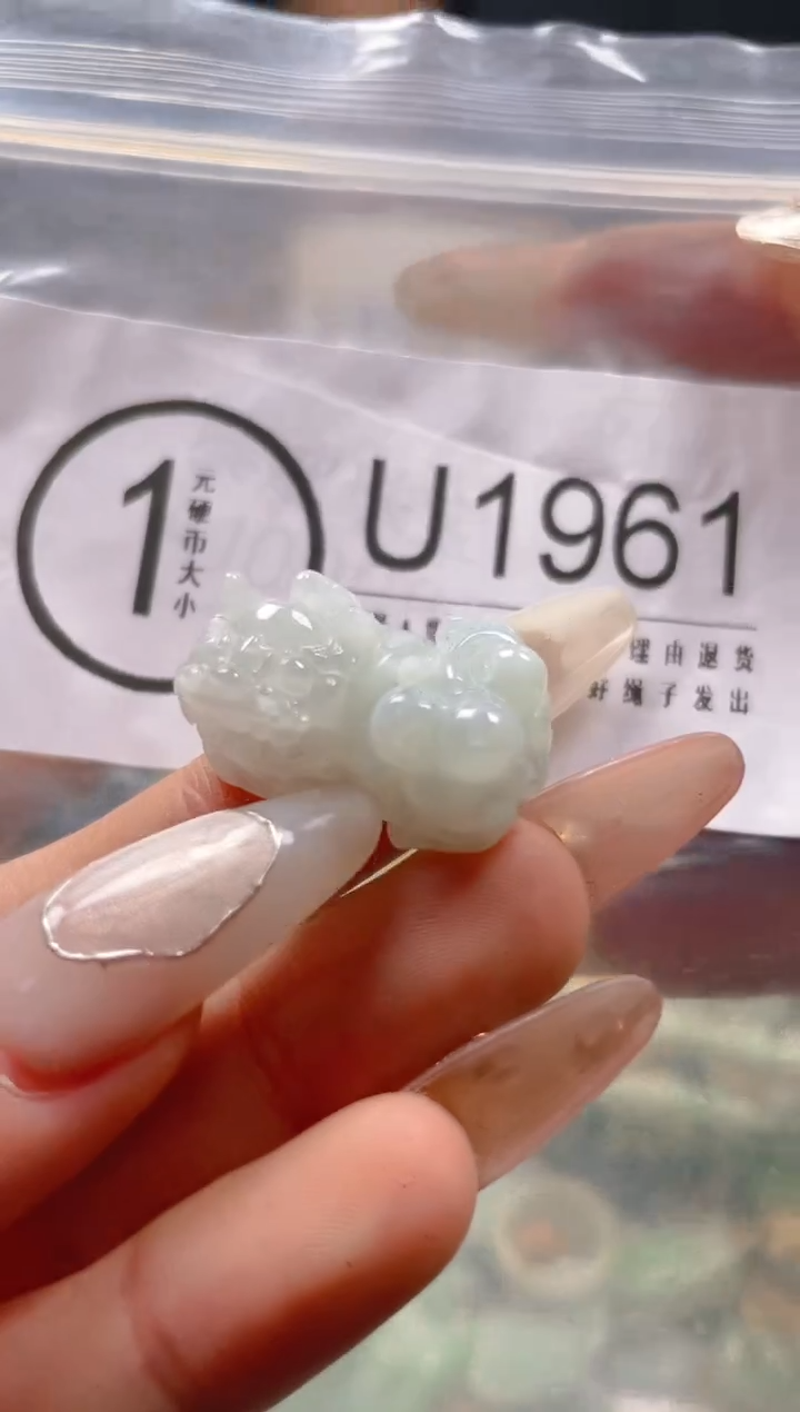 【闪购商品】翡翠颈饰未镶嵌/U/翡翠A货一图一物