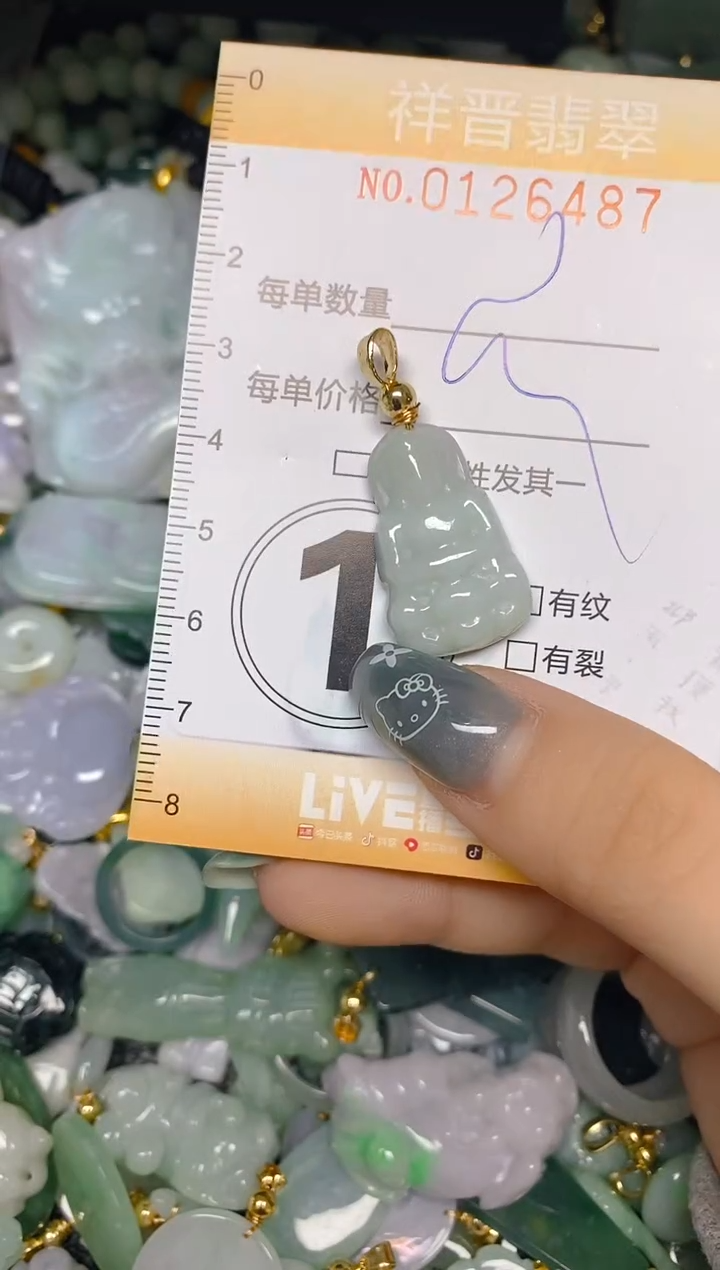 【闪购商品】翡翠颈饰未镶嵌闪购0126487