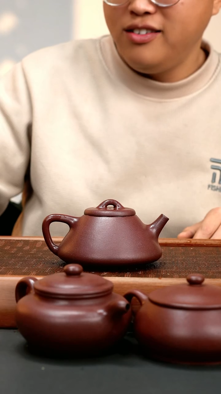 【闪购商品】紫砂茶壶syzj 底槽清 手磨粗纱 子冶石瓢