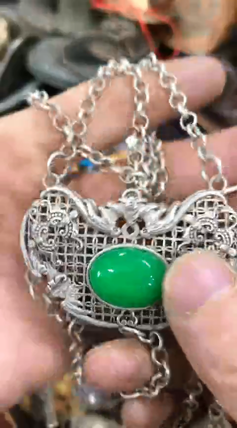 【闪购商品】一物一拍编号嵌绿挂锁