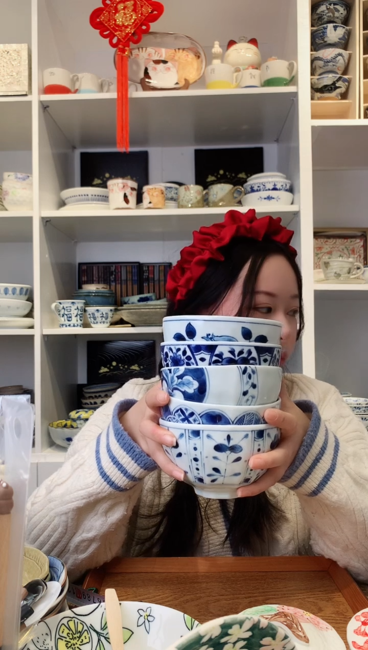 【闪购商品】钛合金蓝凛堂米饭碗五个