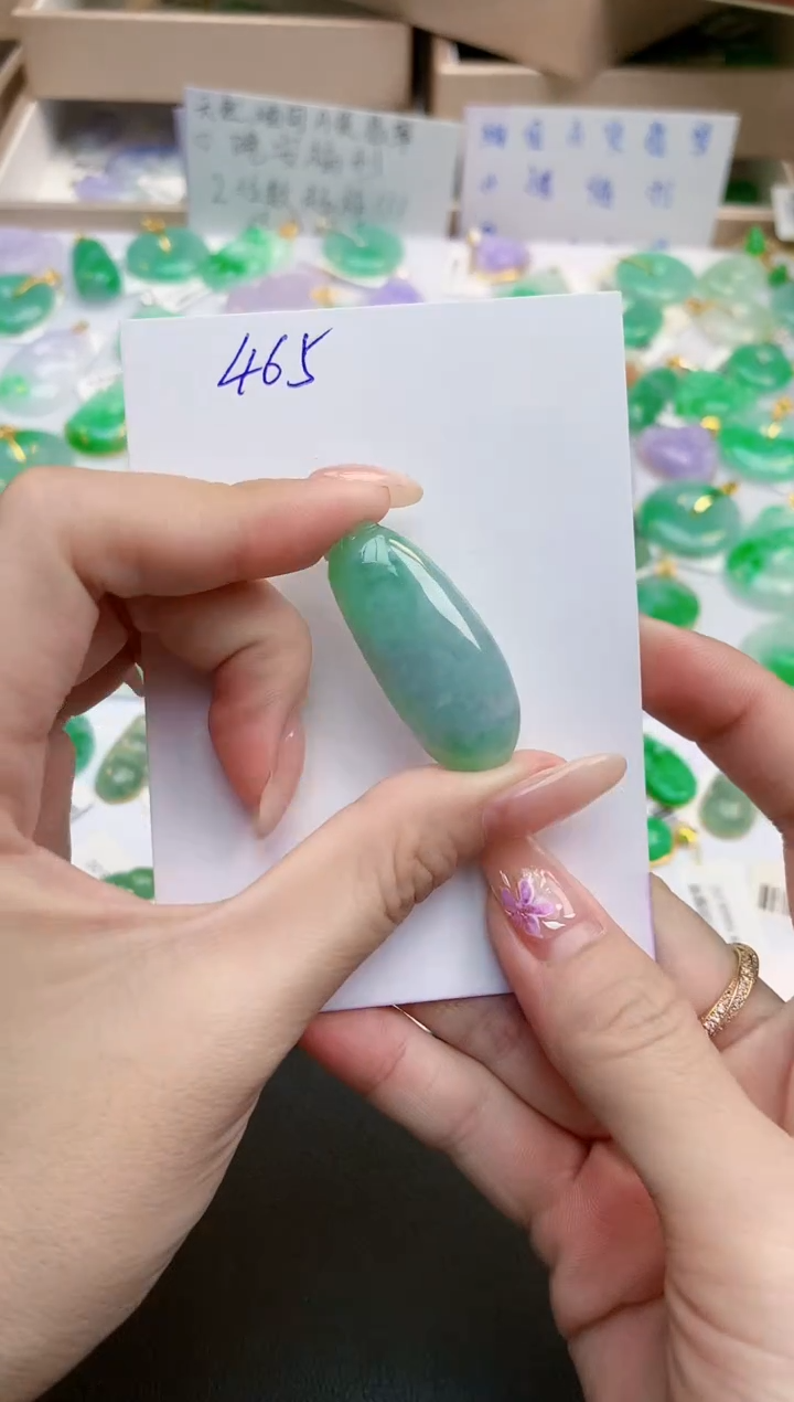 颈饰未镶嵌翡翠天然缅甸A货翡翠