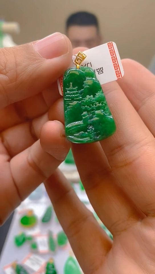 【闪购商品】翡翠颈饰18K金镶嵌新号开播，全场乱卖