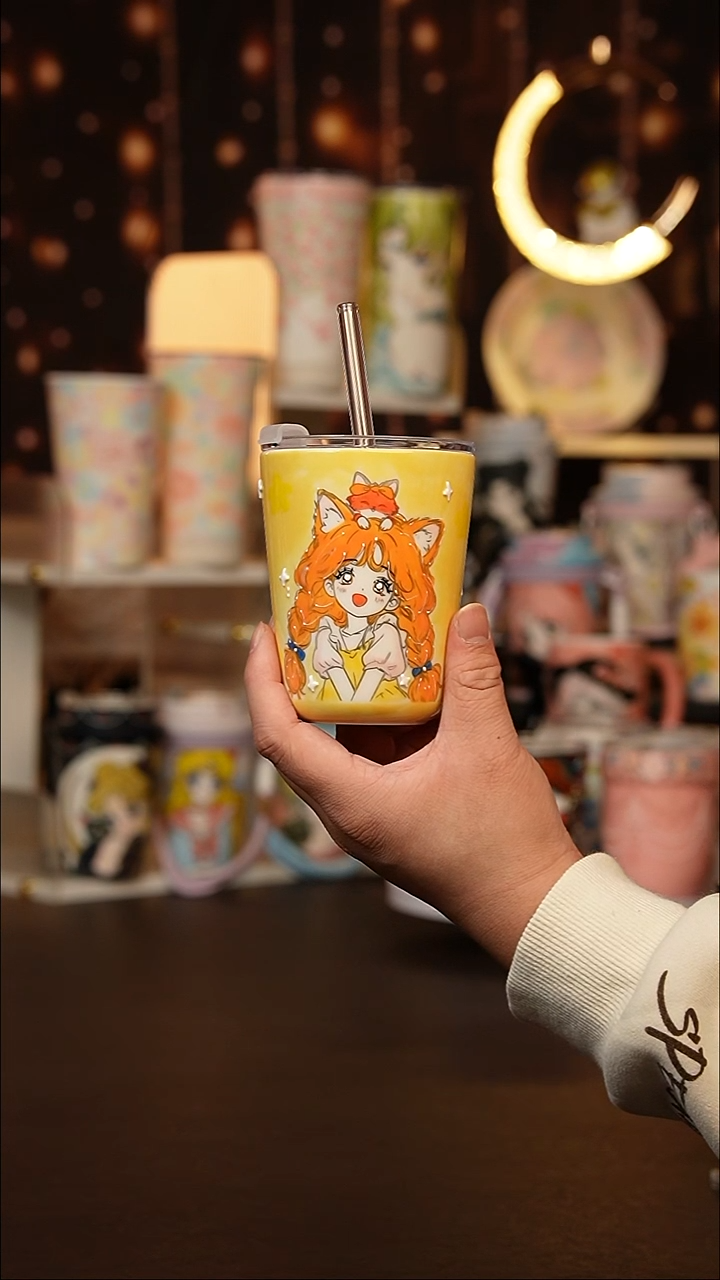 (玉泥）景德镇手工手绘文创陶瓷杯