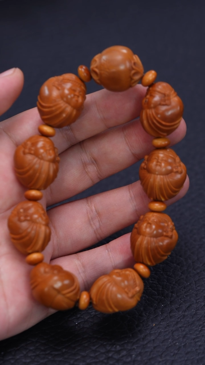 【闪购商品】橄榄核其他回血苏作云华本工铁核阿福手串