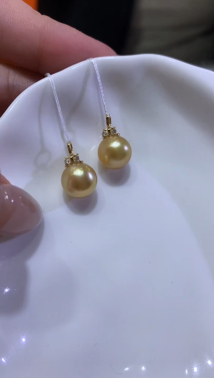 18K金镶嵌吊坠（不含链）海水珍珠A361|多样性发其一|1800