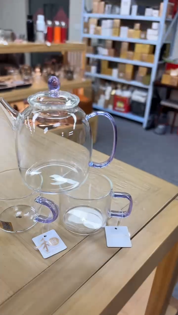 禾器-宴辰壶-浅紫色+清禾杯*2